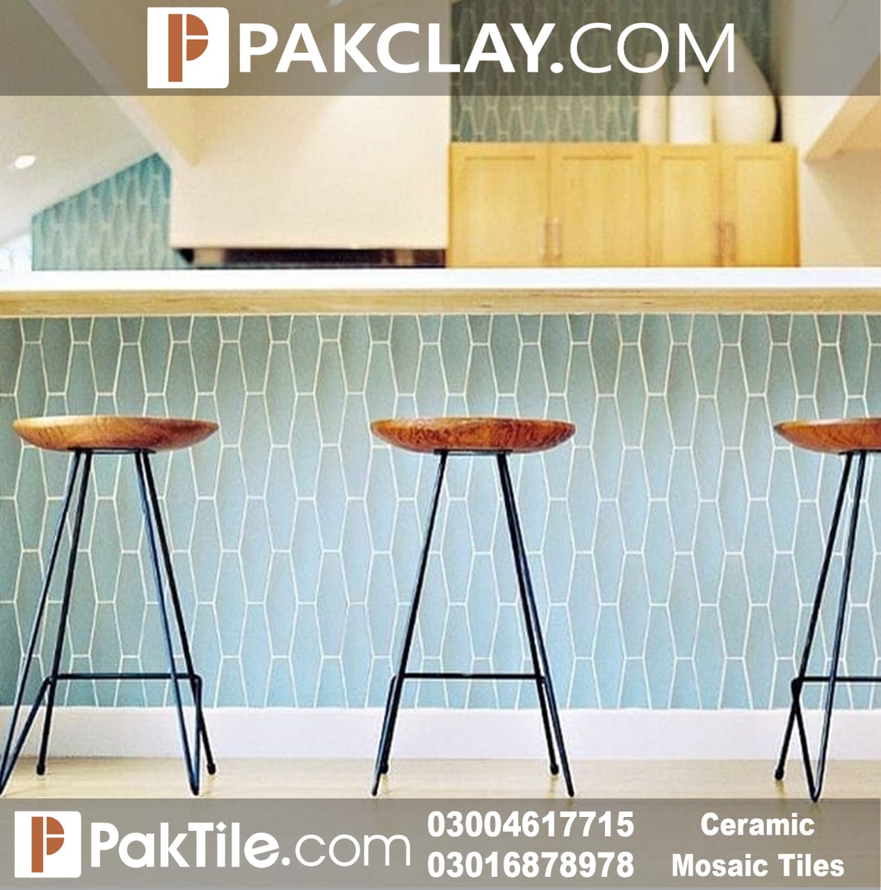 Pak Clay Cladding Mosaic Tiles Design