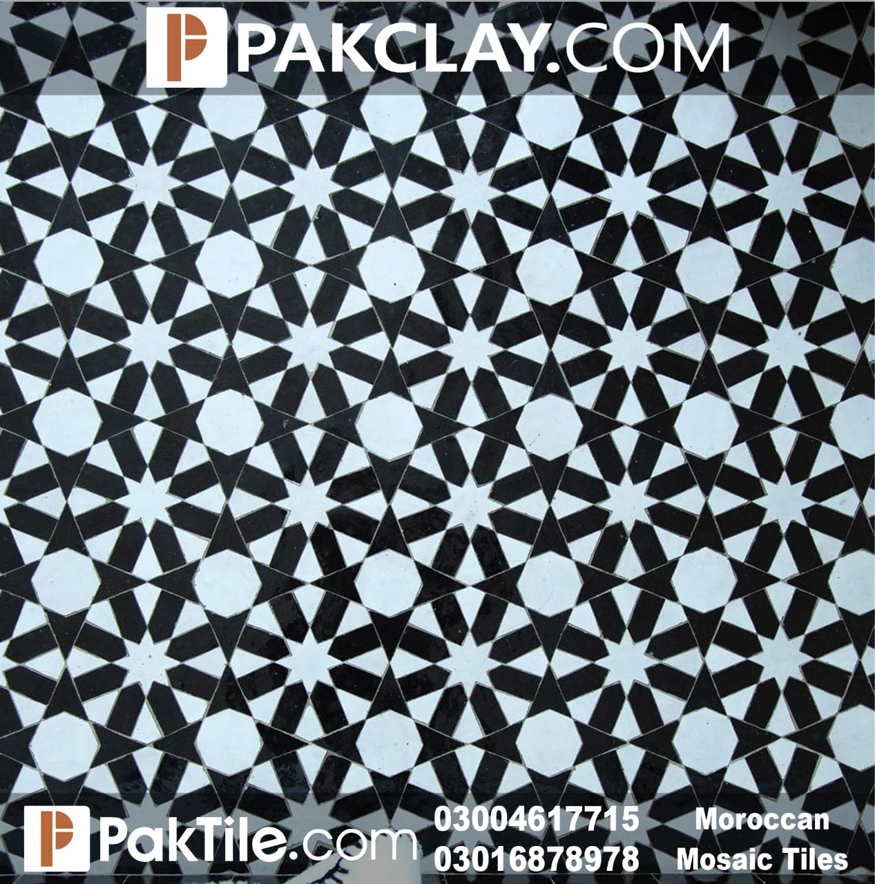 Pak Clay Moroccan Mosaic Tiles in Lahore