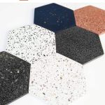 Hexagon terrazzo floor tiles price