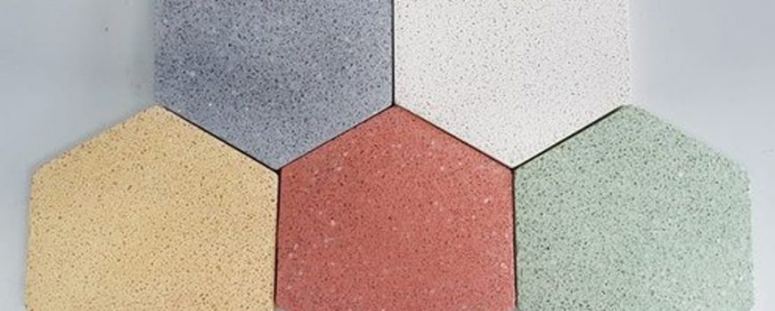 Bathroom Terrazzo Hexagon Tiles