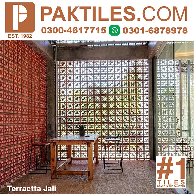 10 No Mdf Jali this is Terracotta clay jali design in karachi