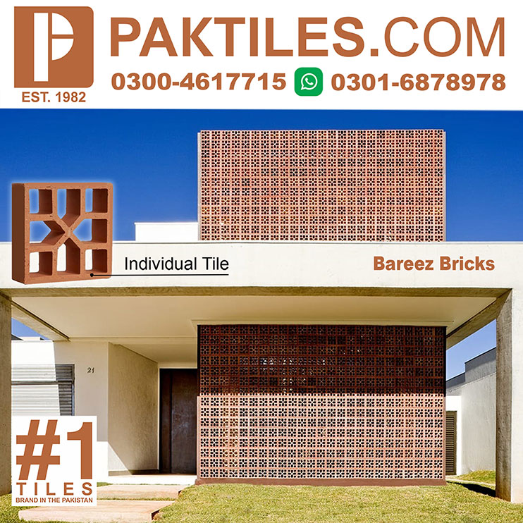 Terracotta Clay Jali Hollow Bricks Lahore