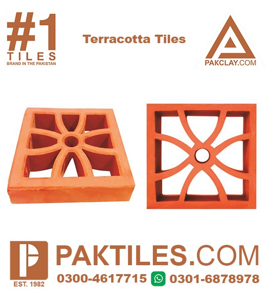 Pak Clay Hollow Bricks Terracotta Jali Tiles Size in inches Islamabad