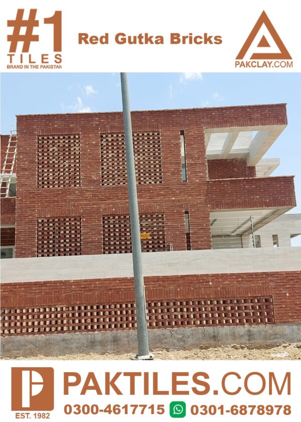 Red Gutka Bricks Wall Tiles Price in Pakistan