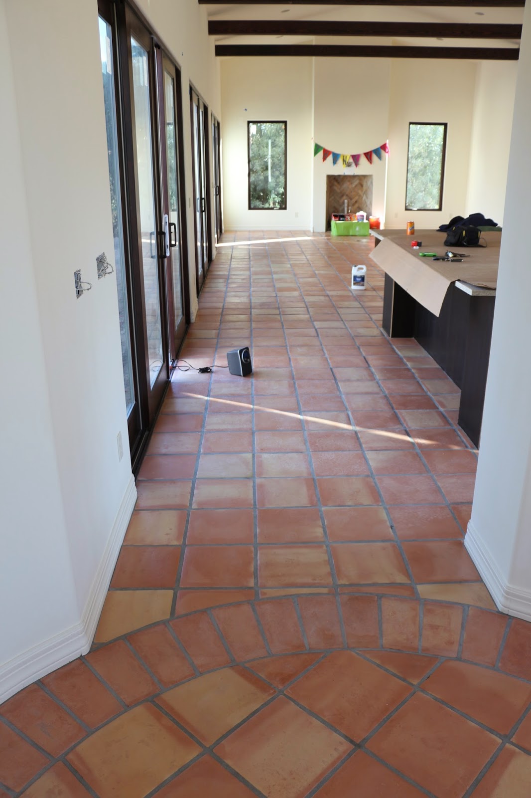 12x12 inch Terracotta Living Room Floor Tile