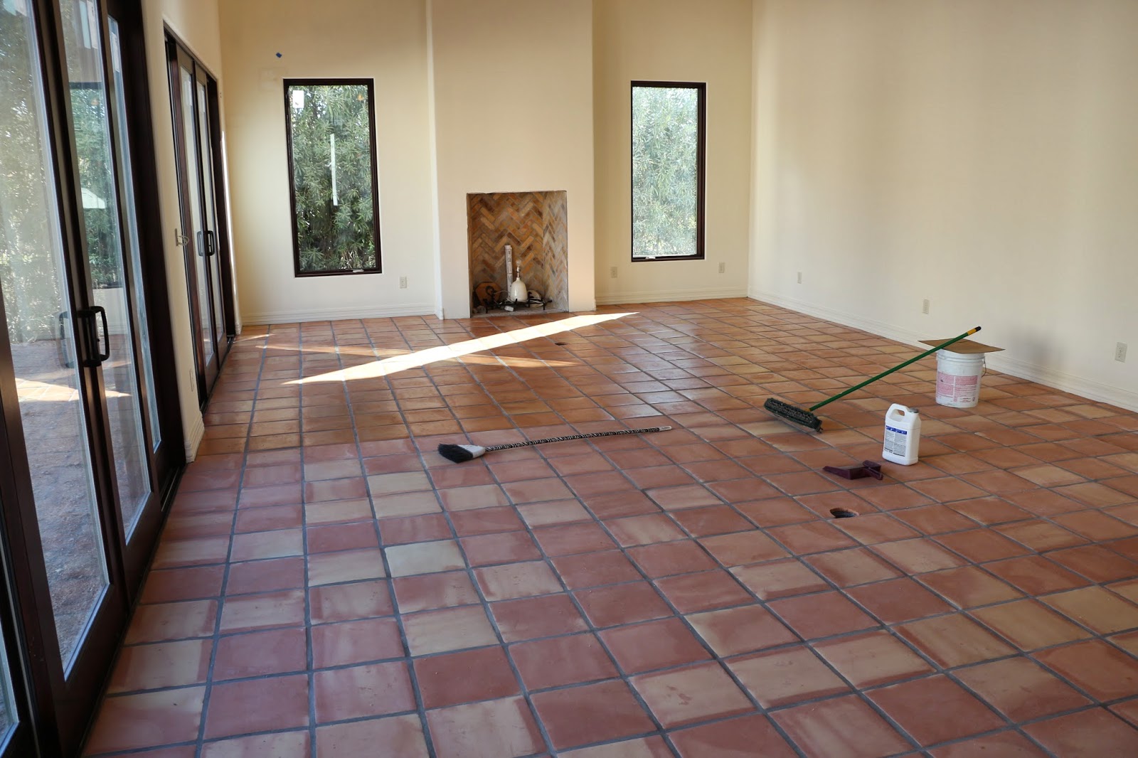 12x12 inch Terracotta Living Room Floor Tiles