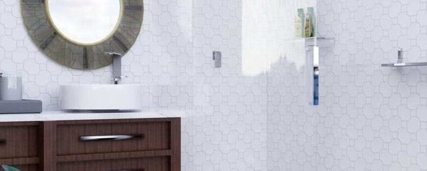 Pak Clay Washroom Wall Mosaic Tiles