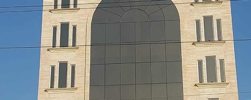 Travertine outdoor wall tiles design