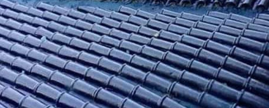 Dark Blue Khaprail Tiles Design in Pakistan