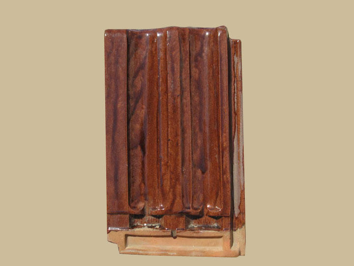 French Tile Brown Glazed
